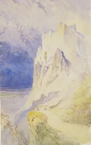 Ruskin John Prints: Dumbarton Castle, 1838. Creator: John Ruskin