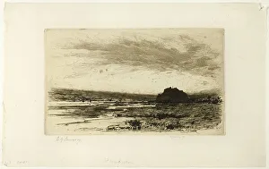 Dy Cameron Prints: Dumbarton, plate eleven from the Clyde Set, 1889. Creator: David Young Cameron
