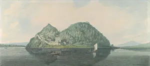 Clyde Prints: Dumbarton Rock from the South, 1788. Creator: Joseph Farington