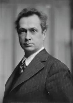 Pinstripe Prints: Duncan, Augustin, Mr. portrait photograph, between 1915 and 1921. Creator: Arnold Genthe