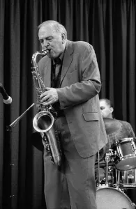 Duncan Prints: Duncan Lamont, Watermill Jazz Club, Dorking, Surrey, Aug 2002. Artist: Brian O Connor