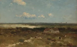 Weissenbruch Jan Hendrik Prints: Dune landscape, 1870-1896. Creator: Jan Hendrik Weissenbruch