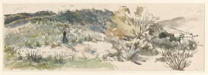 Solitary Prints: Dune landscape, 1893. Creator: Jan Hoynck van Papendrecht