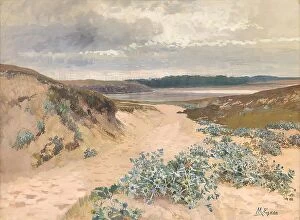 Estuary Collection: Dune landscape in Brittany, around 1910. Creator: Marie Egner