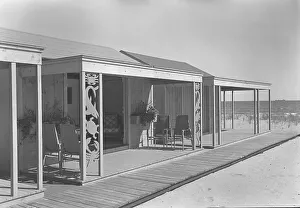 Porch Prints: The Dunes Club, Narragansett, Rhode Island, 1939. Creator: Gottscho-Schleisner, Inc