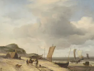 Sand Dune Prints: Dunes at Scheveningen, about 1659. Creator: Adriaen van de Velde