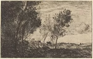 In the Dunes: Souvenir of The Hague (Dans les dunes: Souvenir du bois de La Haye), 1869