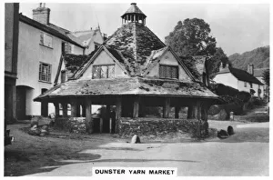 Dunster Yarn Market Print, 1936. Art Prints, Posters & Puzzles