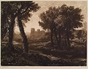 South Ayrshire Prints: Dunure Castle, (c1820s), c1889. Creator: William Brassey Hole