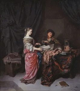 Tableau Prints: The duo, 1663. Creator: Cornelis Bega