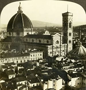 Arnolfo Gallery: The Duomo - the heart of Florence, (S.E.) Italy, c1909. Creator: Unknown