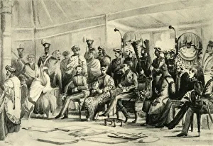 Negotiating Gallery: Durbar of Lord Auckland, c1836-1842, (1925). Creator: Unknown