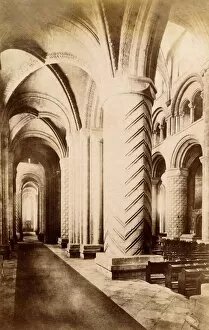 Ceiling Collection: Durham Cathedral, 1893. Creator: Unknown