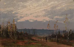 Dusky Autumn Landscape, 1875. Creator: Fanny Churberg
