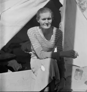 Jumper Prints: Dust bowl refugee from Chickasaw
