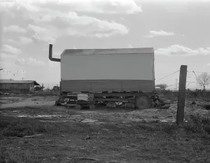 Refugee Camp Prints: Dust bowl refugees living in camps in California, 1936. Creator: Dorothea Lange
