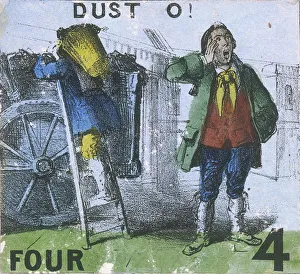 Th Jones Prints: Dust O!, Cries of London, c1840. Artist: TH Jones