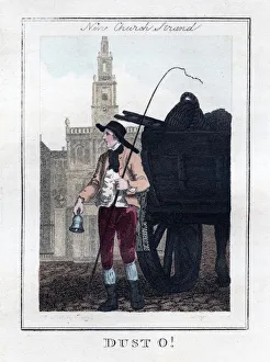 Phillips Prints: Dust O!, New Church, Strand, London, 1805