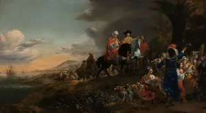 Vereenigde Oostindische Compagnie Prints: The Dutch Ambassador on his Way to Isfahan, 1653-1659. Creator: Jan Baptist Weenix