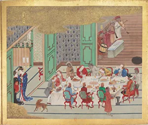 Nagasaki Prints: Dutch Banquet at Christmas Eve