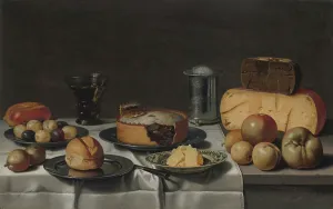 Pewter Prints: A Dutch Breakfast, c1610-1650. Creator: Floris van Schooten