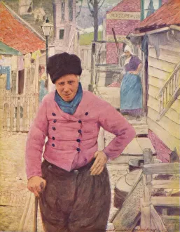 World Pictures Prints: A Dutch Fisherman, 1903. Artist: Mortimer L Menpes