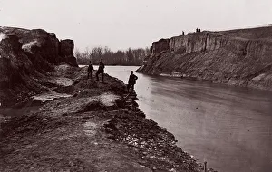 Andrew J Russell Prints: Dutch Gap Canal, 1865. Creators: Andrew Joseph Russell, Egbert Guy Fowx