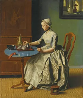 Morning Collection: A Dutch Girl At Breakfast