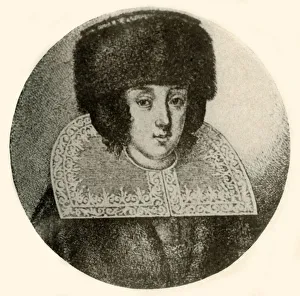 A Dutch lady in fur cap and mantle, 1644, (1937). Creator: Unknown A Dutch lady in fur cap and mantle, 1644, (1937). Creator: Unknown