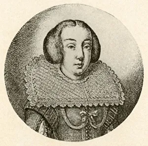 Dutch lady, hair arranged in puffs at the side, 1645, (1937). Creator: Unknown