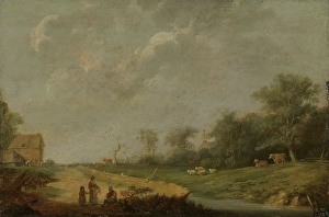 Dutch landscape, 17th century. Creator: Unknown