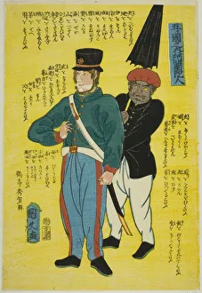 Yokohama Prints: Dutch (Orandajin), from the series People of the Five Nations (Gokakoku no uchi)