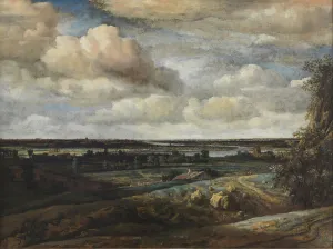 Philips Koninck Prints: Dutch Panorama Landscape with a Distant View of Haarlem, 1654. Creator: Philip Koninck