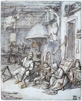 The Dutch Peasants, 17th century. Artist: Adriaen van Ostade