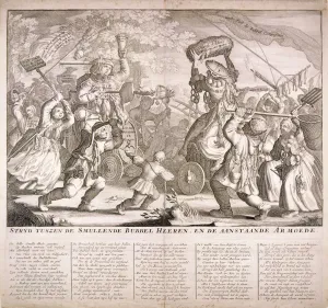 South Sea Company Gallery: Dutch satire on the South Sea Bubble, 1720