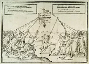 Inquisition Collection: Dutch satirical engraving on the Inquisition