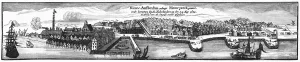 Dutch settlement of New Amsterdam (New York), 1673