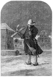 Shouting Prints: A Dutch Watchman, 1870. Creator: Unknown