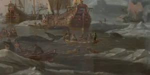 The Dutch Whaling Fleet, 1690 / 1700. Creator: Abraham Storck