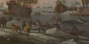 The Dutch Whaling Fleet, 1690 / 1700. Creator: Abraham Storck