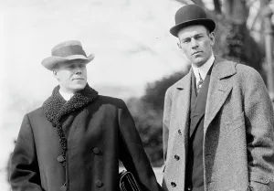 D.W. Helm, Right, with H.G. Ralston, 1911. Creator: Harris & Ewing. D.W. Helm, Right, with H.G. Ralston, 1911. Creator: Harris & Ewing