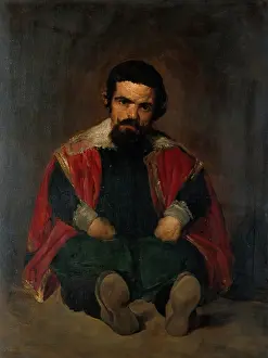Velazquez Diego De Silva Prints: A dwarf at the court of King Philip IV of Spain. Creator: Diego Velasquez
