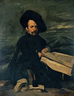 Velazquez Diego De Silva Prints: A dwarf at the court of King Philip IV of Spain. Creator: Diego Velasquez