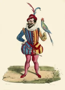 Hose Prints: The dwarf of the Duc de Guise, (19th century?). Creator: de Frey