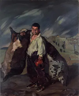 Shoe Prints: Dwarf Gregorio, 1908. Creator: Ignacio Zuloaga