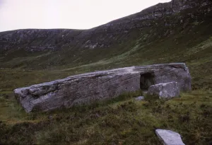 Megalithic Prints: Dwarfie Stone, Isle of Hoy, Orkney, Scotland, 20th century. Artist: CM Dixon