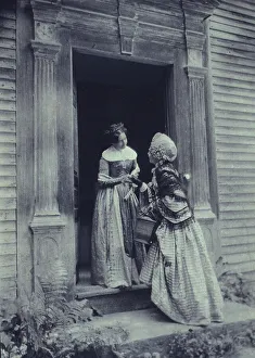 Platinum Prints 1900 Gmgpc Prints: How d'y do?, c1900. Creator: Frances S. Allen