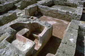 Dye vat in a Punic House, 5th century