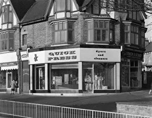 Yorkshire Gallery: Dyers and cleaners shop front, 480 Fulwood Road, Sheffield, South Yorkshire, January 1967