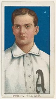 Baseball Cap Gallery: Dygert, Philadelphia, American League, from the White Border series (T206) for the Amer